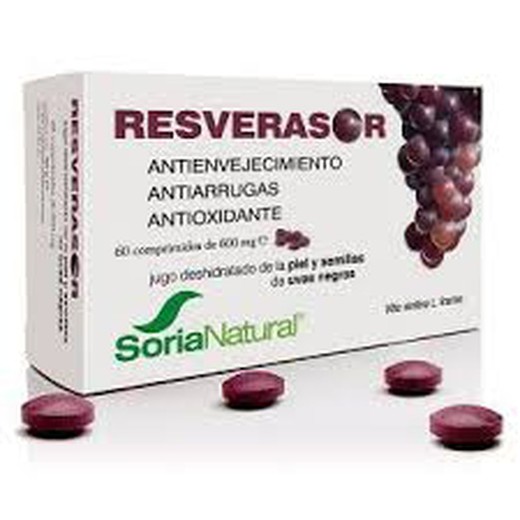 Resverasor 600mg 60 Comprimidos Soria Natural