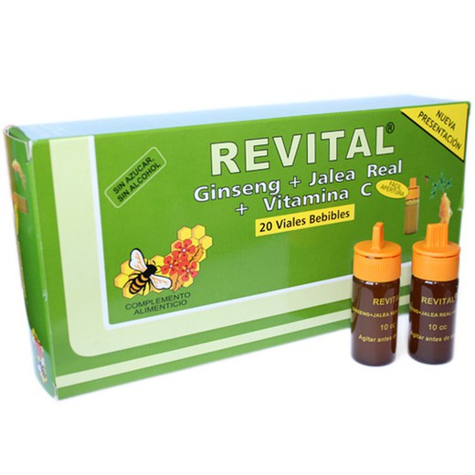 Revital Ginseng 10 Ml X 20 Amps