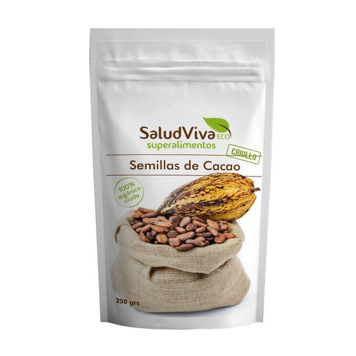 Semilla de cacao criollo  250 gr. eco