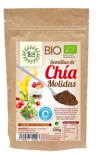 Llavors De Chia Molides Bio 200 G