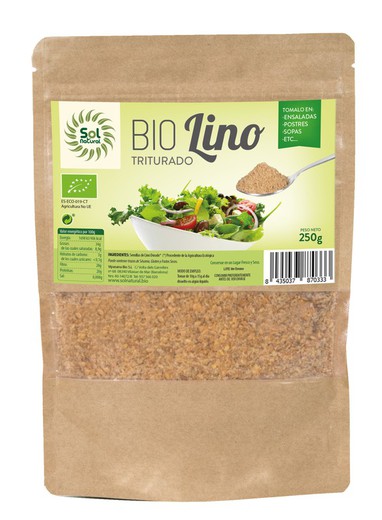 Llavors De Lino Daurades Triturades Bio 250 G