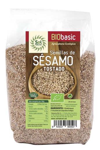 Llavors Sesamo Torrat Bio 500 G