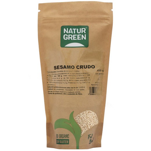 Sesamo Cru Bio 450 Gr