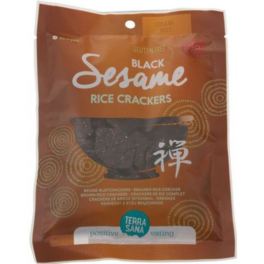 Sesamo Negro Arroz Crackers Crackers De Arroz Inte