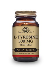 L-Tirosina 500mg 50 Cápsulas Vegetales Solgar