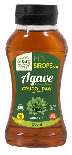 Sirope De Agave Crudo-Raw Bio 500 Ml