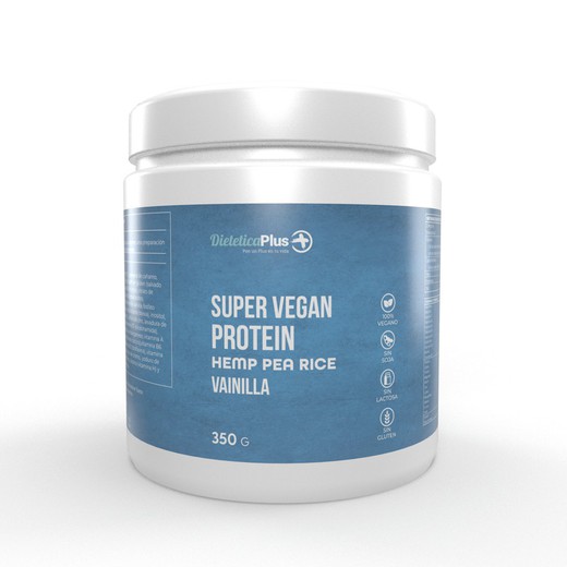 Super Vegan Protein 350gr Vainilla Dietetica Plus