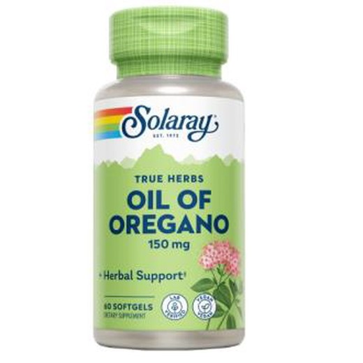 Oil Oregan 150mg 60 Perlas Solaray