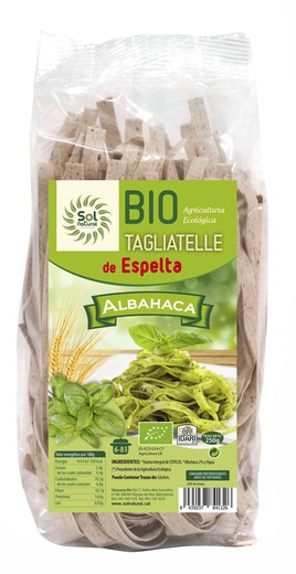 Tagliatelle D'Espelta Amb Alfàbrega Bio 250 G