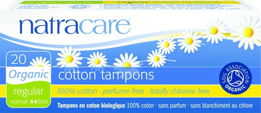 Tampon Sin Aplicador Regular  Regular Cotton Tampo