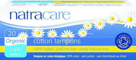 Tampon Sin Aplicador Super  Super Cotton Tampons 2