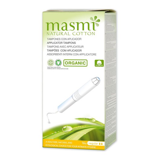 Tampones Masmi Natural Cotton Regular 16u