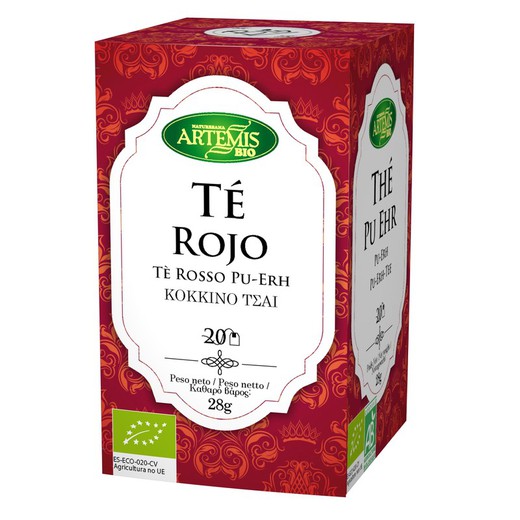 Te Rojo Puerh Bolsitas Eco 20 Filtros