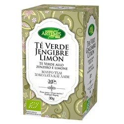 Te Verde Jengibre Y Limon  Eco 20 Filtros