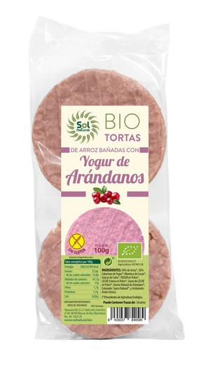 Tortas De Arroz Yogur Y Arandano Bio 100 G