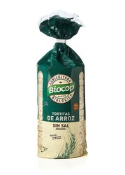 Coquetes Arròs S/Sal Biocop 200 G