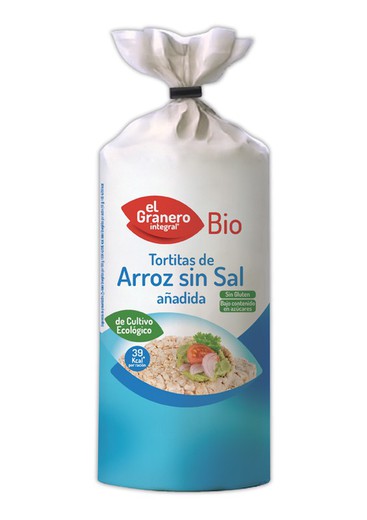 Coquetes D'Arròs Sense Sal Bio 115 Gr