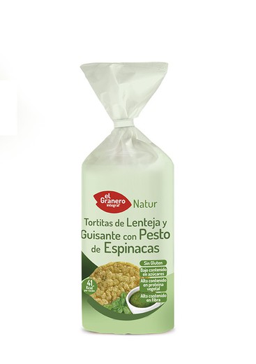 Coquetes Llentia I Pèsols Amb Pesto D'Espinaca