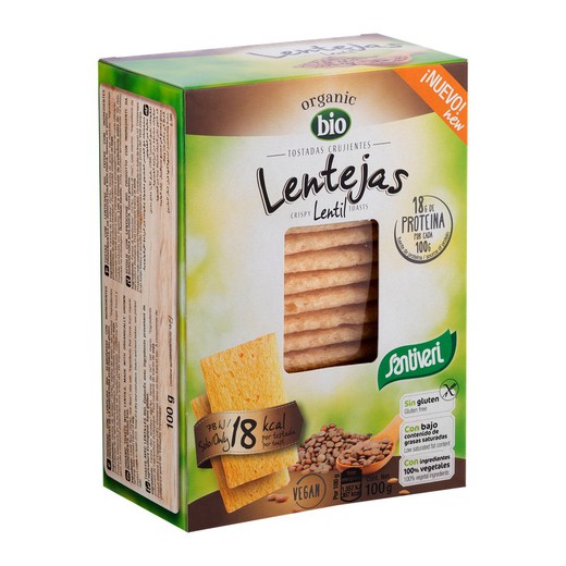 Torrades Lleugeres Llenties Bio 100gr