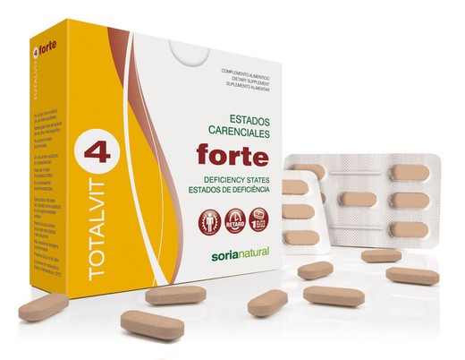 Totalvit 4 Forte 1035mg 28 Comprimidos Soria Natural