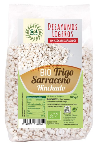 Trigo Sarraceno Hinchado Bio 100 G
