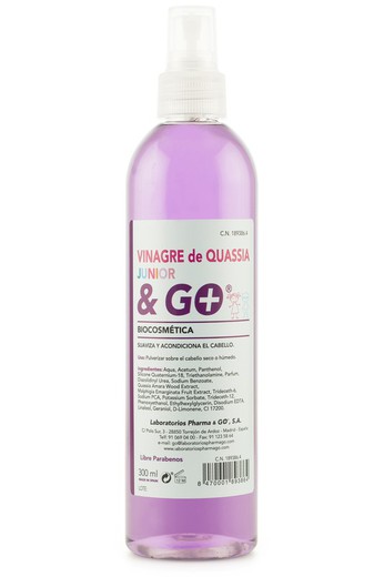 Vinagre De Quassia & Go 300 Ml ( Repelente Piojos)