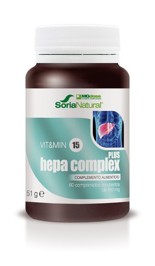 Vit & Min 15 Hepa Complex Plus 850 Mg 60 Comp