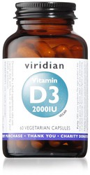Vitamin D3 Vegana 2000 Iu 60 Vcápsulas