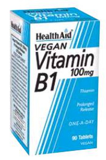 Vitamina B1 (Tiamina) 100mg 90 Comprimidos Health Aid