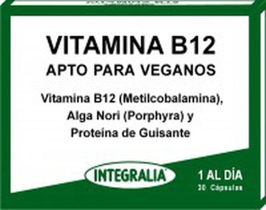 Vitamina B12 Vegana 30 cápsulas