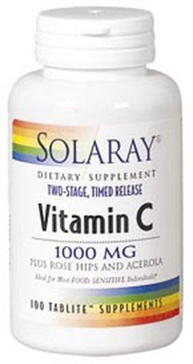 Vitamina C 1000 Retard (Solaray) 100 Tablites ™