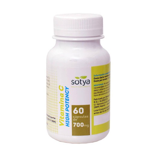 Vitamina C High Potency 60 Cap 700mg