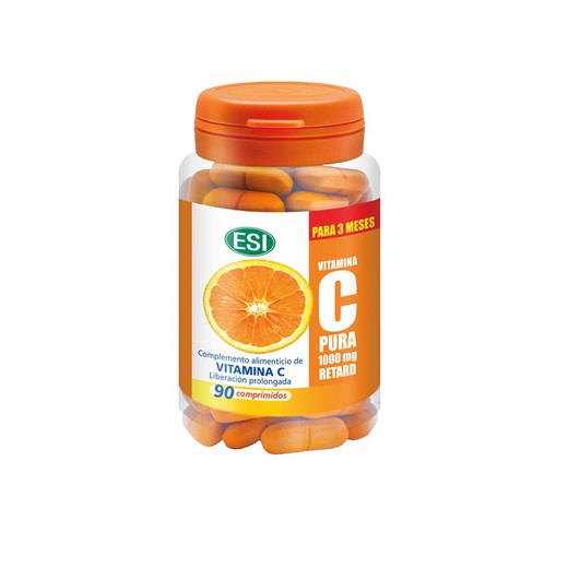 Vitamina C Pura 1000mg Retard 90 Comprimidos ESI