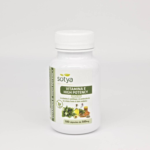 Vitamina E High Potency 500mg 100 Cap