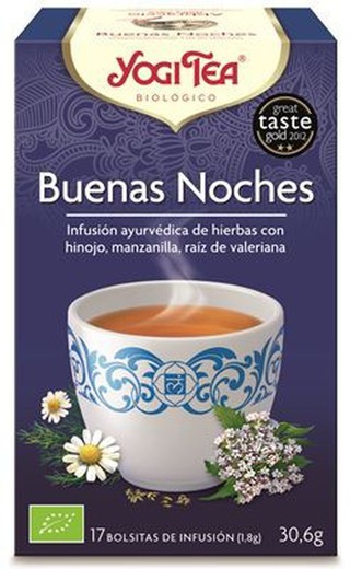 Yogi Tea  Buenos  Sueños  17 Bolsitas X 1,8 Gr
