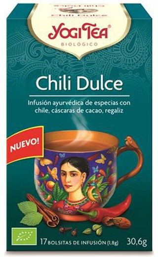 Yogi Tea Chili Dolç 17 X 1,8 Gr