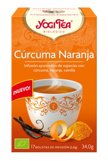 Yogi Tea Curcuma Naranja 17 X 2 Gr