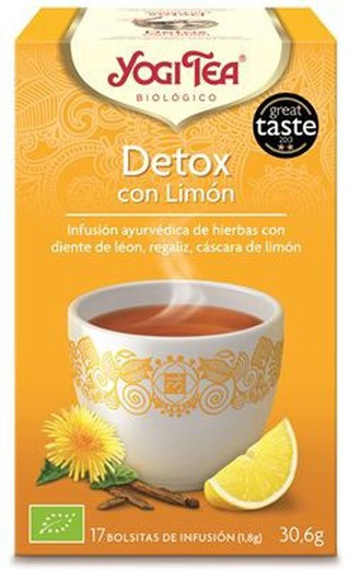 Yogi Tea Detox Con Limon  17 X 1,8 Gr