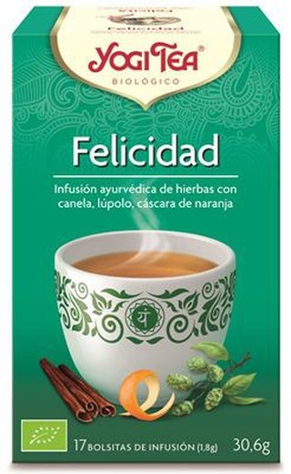 Yogi Tea Felicitat 30 Gr 17 Bosseta