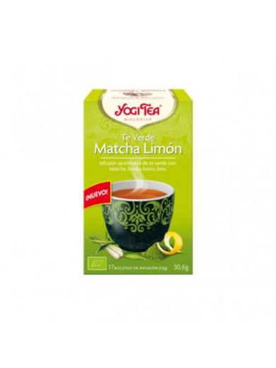 Yogi Tea Et Verd Matcha Limon 17 Filtres X 1,8 Gr