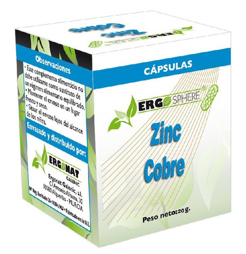 Zinc +  Cobre 50 cápsulas