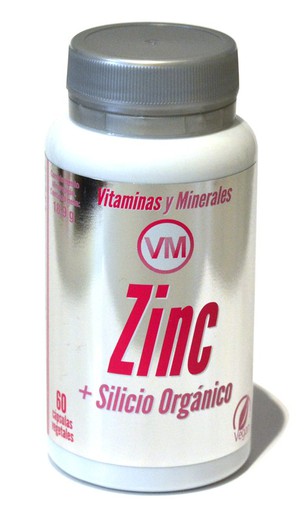 Zinc + Silicio Organico 60 cápsulas