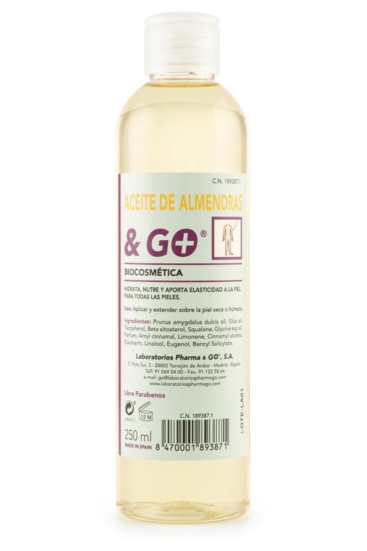 Aceite De Almendras Dulces & Go 250 Ml