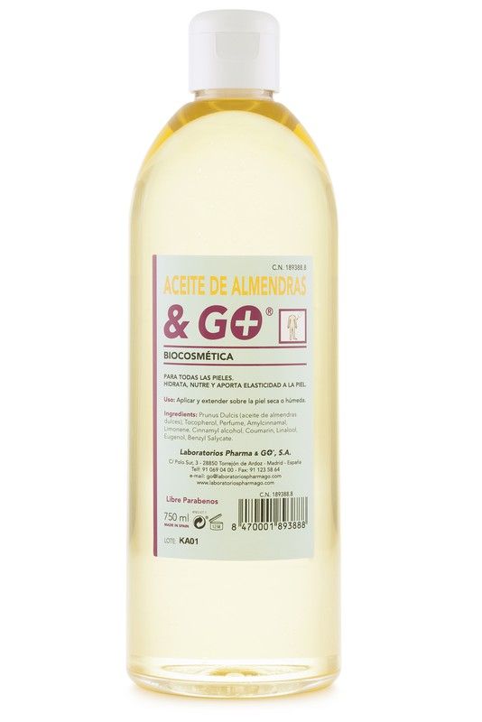Aceite De Almendras Dulces & Go 750 Ml