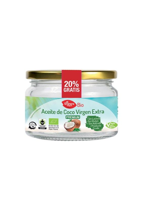 Aceite De Coco Virgen Extra Bio 250 Ml