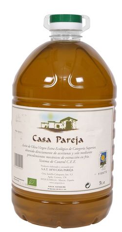 Aceite De Oliva Botella Bio Demeter 5 L