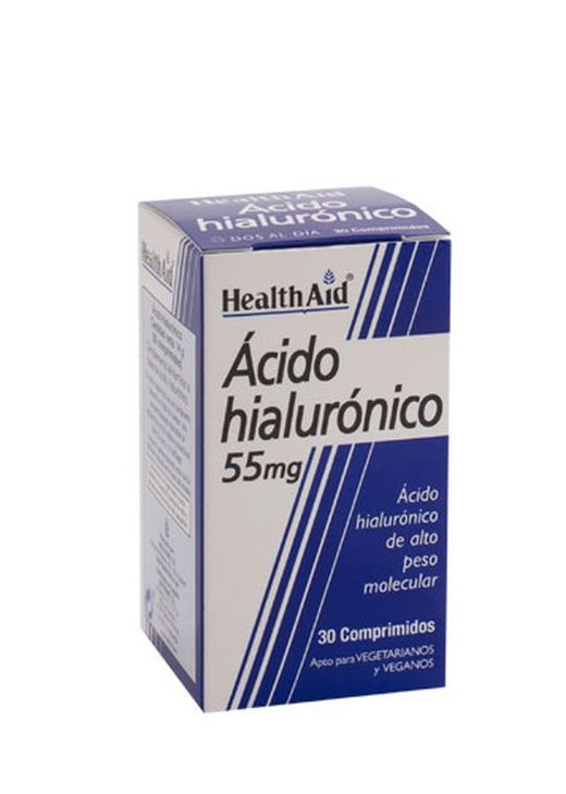 Àcid Hialurònic 55mg 30 Comprimits Health Aid