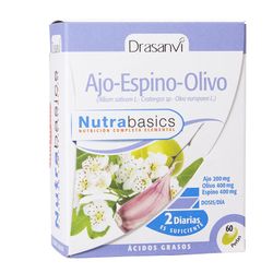 Ajo Espino Olivo Nutrabasicos 500 Mg 60 Perlas