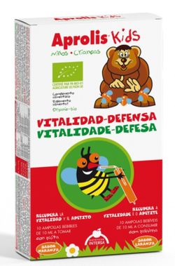 Aprolis Kids Vitalidad Defensa 10 Ampollas Intersa