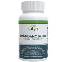 Arandano Rojo + Hibiscos + Probióticos 90caps Sotya